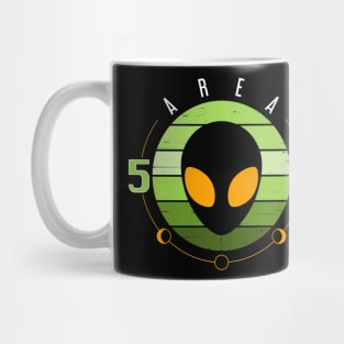 Area 51 Alien Moon Phase Mug